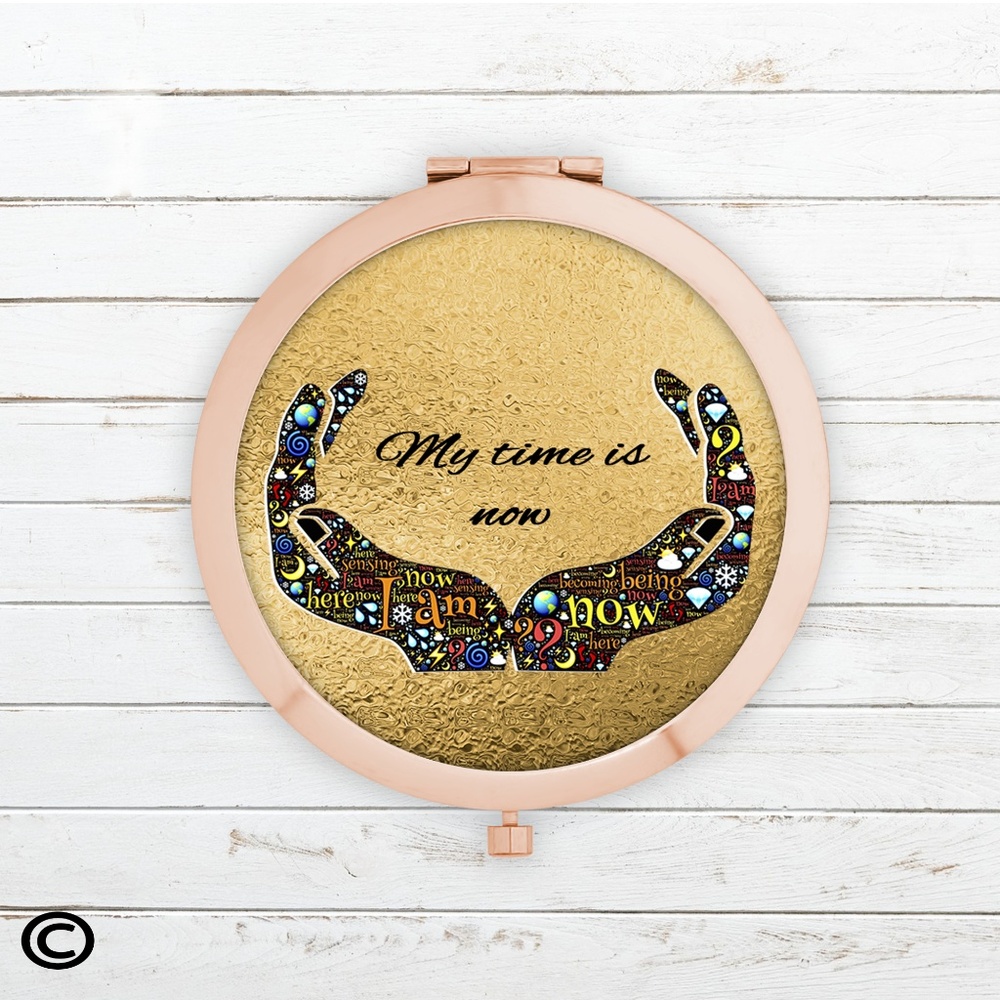 Funny Motivational Compact Mirrors